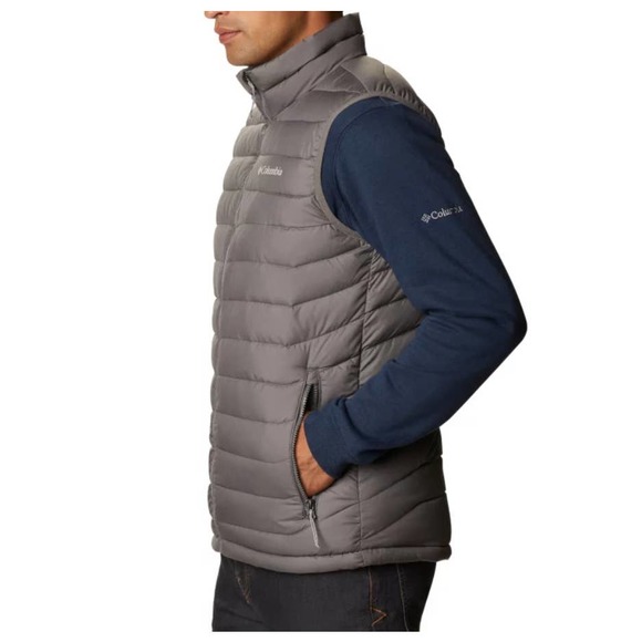 NWT Columbia Powder Lite Vest Gray Size Large - Picture 2 of 10